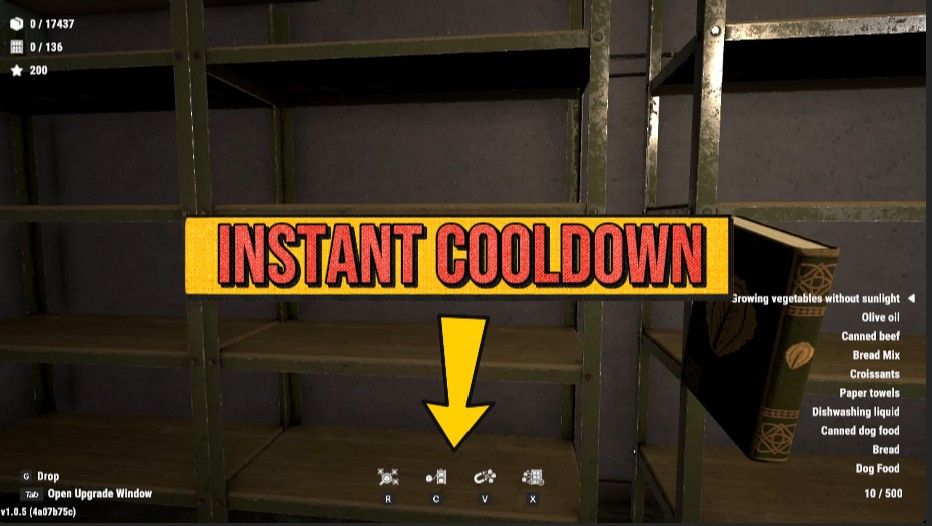 Bunker Tidy Up — Instant Recharge (No Cooldowns & Stronger Magnet) (screenshot 2)